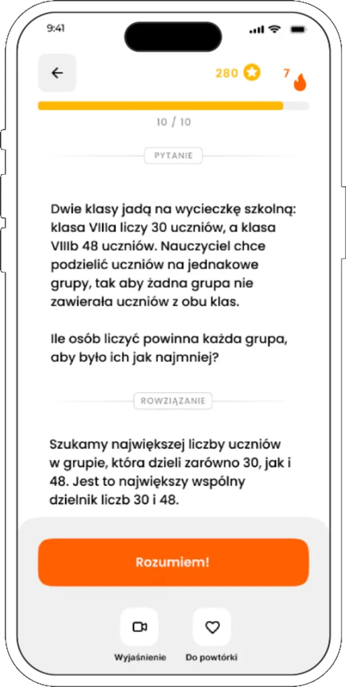 rozwiązanie krok po kroku