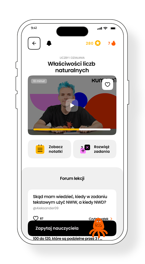 telefon z aplikacją kumamTO