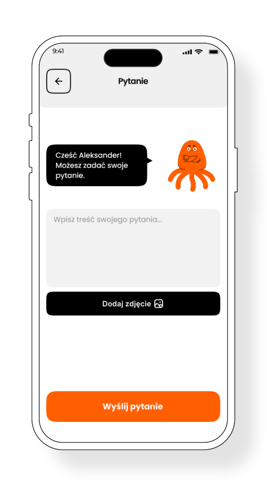 telefon z aplikacją kumamTO